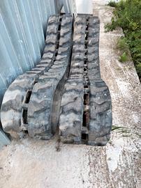 Cingoli in gomma miniescavatore