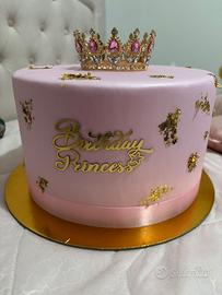torta scenografica principessa