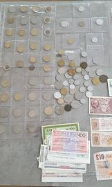 lotto monete e banconote