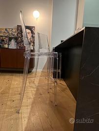 Sgabello Scab trasparente