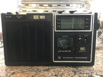 Radio National Panasonic GX 1802 triband d'epoca