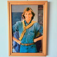 Quadretto specchio Miguel Bosè, 33x23 cm