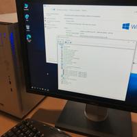 Pc Computer desktop con Monitor Windows 10