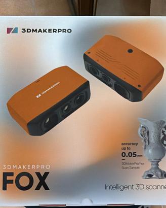 Scanner 3d 3dmakerpro fox
