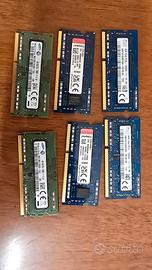 coppia ram ddr3l per notebook 2x4gb