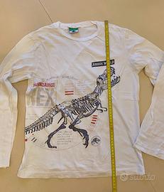 T-Shirt Benetton bianca, Jurassic World ragazzo 12