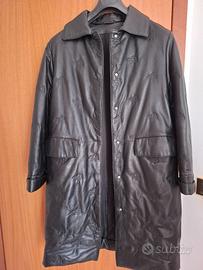 Cappotto pelle vintage anni 80