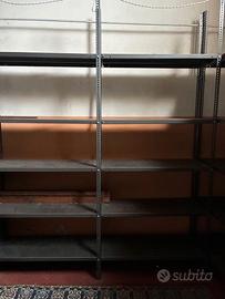 20 SCAFFALI IN METALLO MODULABILI USATI
