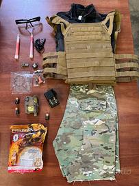 attrezzatura softair JPC Red Dot ANPEQ multicam