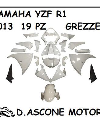 KIT CARENE ABS YAMAHA YZF R1 2013 NON VERNICIATA 1