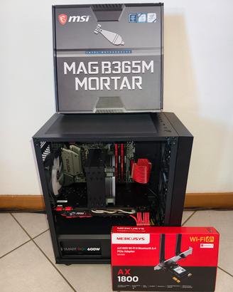 PC da gaming i5 9400F+GTX 1080+32G RAM DDR4+1T