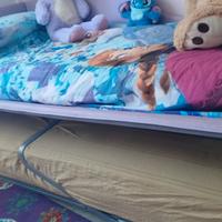 Lettino singolo con 2' letto estraibile