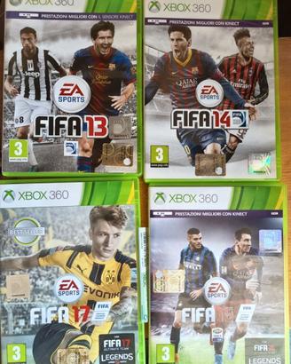 Videogiochi Xbox 360 – FIFA 13, 14, 16, 17