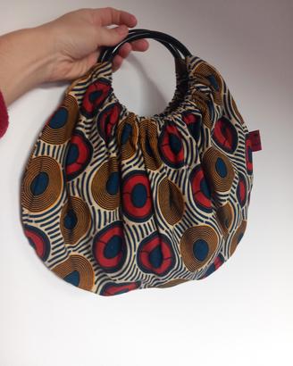 Borsetta in tessuto africano 