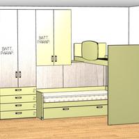 Cameretta per 2 Bambine/i