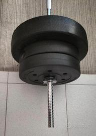 Bilanciere 215 cm 25 mm + dischi in sabbia