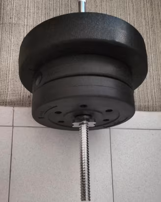 Bilanciere 215 cm 25 mm + dischi in sabbia