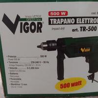 Trapano Vigor 500 W + punte Fischer