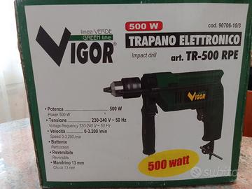 Trapano Vigor 500 W + punte Fischer