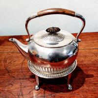 Samovar Teiera Sheffield Inglese Inizio '900