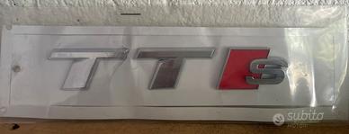 Logo posteriore metallico Audi TTS