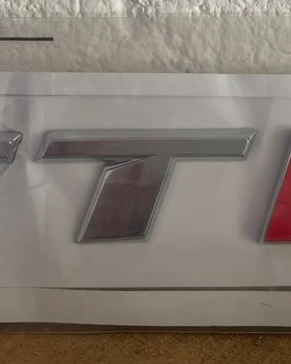 Logo posteriore metallico Audi TTS