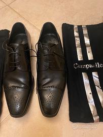 Scarpe in pelle CAMPANILE taglia 41 41,5 nere