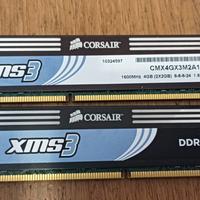 Kit ram corsair CMX4GX3M2A1600C8 4GB