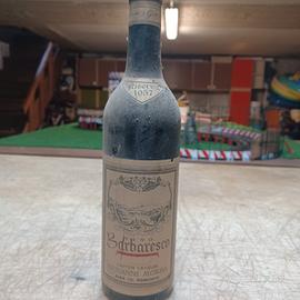 bottiglia vino barbaresco 1957