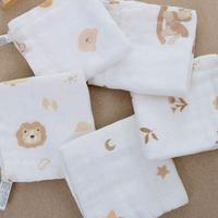 Set di 5 mussole in cotone. Nuove