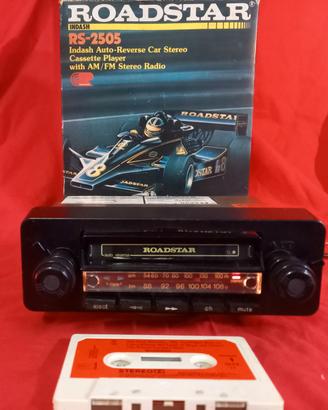 Autoradio vintage ROADSTAR RS-2505 con FM-Stereo