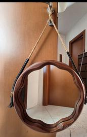 Specchio in legno anni 70
