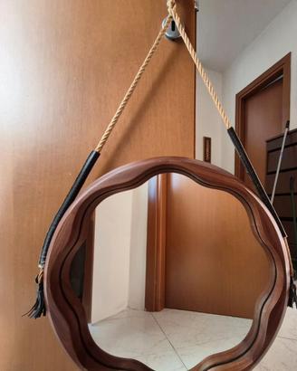 Specchio in legno anni 70
