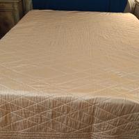 Trapunta matrimoniale cotone rosa cipria