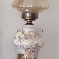 lampade in ceramica e plafoniera vetro