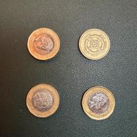 Monete rare Inglesi One Pound Elizabeth