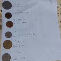 Monete da collezione pezzi 2 estere e Italiane