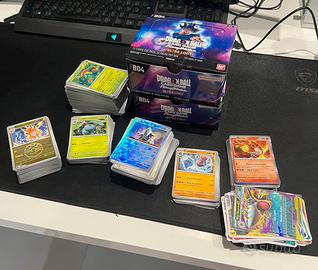 Mega lotto carte Pokemon, Dragonball e One Piece