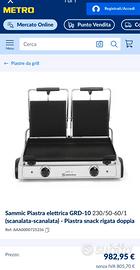 Sammic piastra doppia