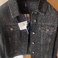 Giubbotto Liu-Jo di jeans nero nuovo.