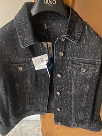 Giubbotto Liu-Jo di jeans nero nuovo.