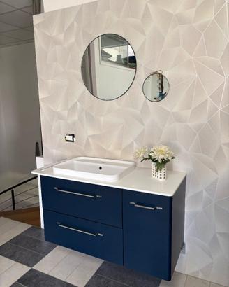 MOBILE BAGNO 108CM CON LAVABO SEMI INTEGRATO !