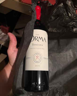 Vino Orma 2018 cassa legno 3 bt