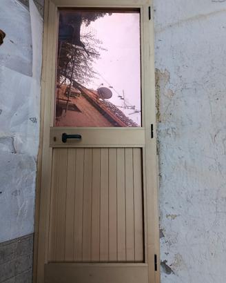 porta da esterno in alluminio vetro a specchio 
