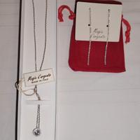 collana e orecchini argento