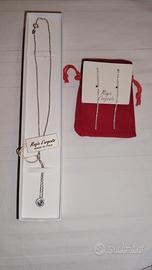 collana e orecchini argento