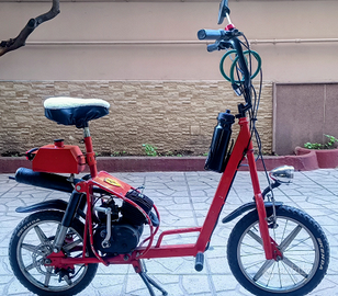 Bici a motore artigianale