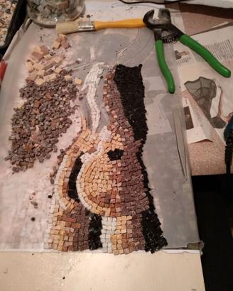 Mosaico artistico su vetro