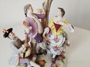 Porcellana Antica Meissen - Scena galante
