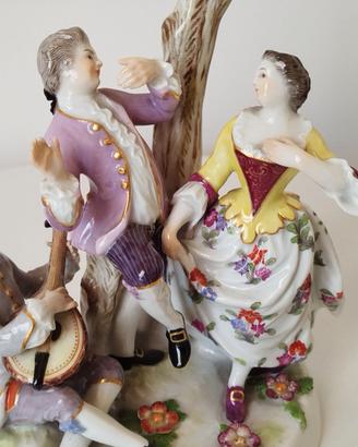 Porcellana Antica Meissen - Scena galante